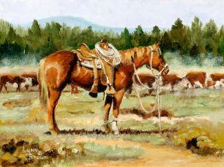 Cow Horse in the Making